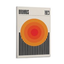 Bauhaus Abstract Minimalist Retro Canvas Poster Family Decor Aesthetic Art