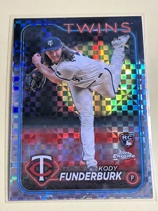 2024 Topps Chrome XFractor #297 - Kody Funderburk - Twins Rookie RC! - Picture 1 of 2