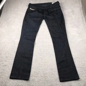 Jeans Diesel Zatiny Uomo 34 (36x34) Slim Indaco Lavaggio Bottone Fly Made in Italy Denim - Foto 1 di 16