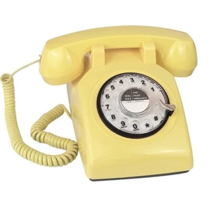 Rotary Phone, 1960's Retro Dial Phone, Classic Landline Phone - Picture 1 of 3