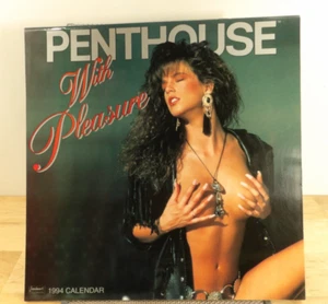 Penthouse With Pleasure 1994 Calendar Girlie Girly Cheesecake - Picture 1 of 4
