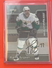 2001-02 BAP Signature Series Pierre Turgeon Autograph HOF