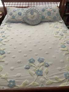 Better Trends 100% Baumwolle Chenille Tagesdecke Queen Size Bloomfield Collection - Bild 1 von 4