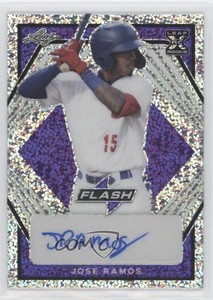 2021 Leaf Flash Purple /75 Jose Ramos #BA-JR1 Auto