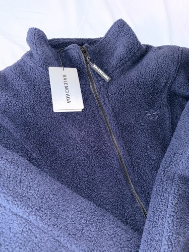 Pile Balenciaga oversize mezza zip nuovo con etichette Large 40US 50EU molto raro