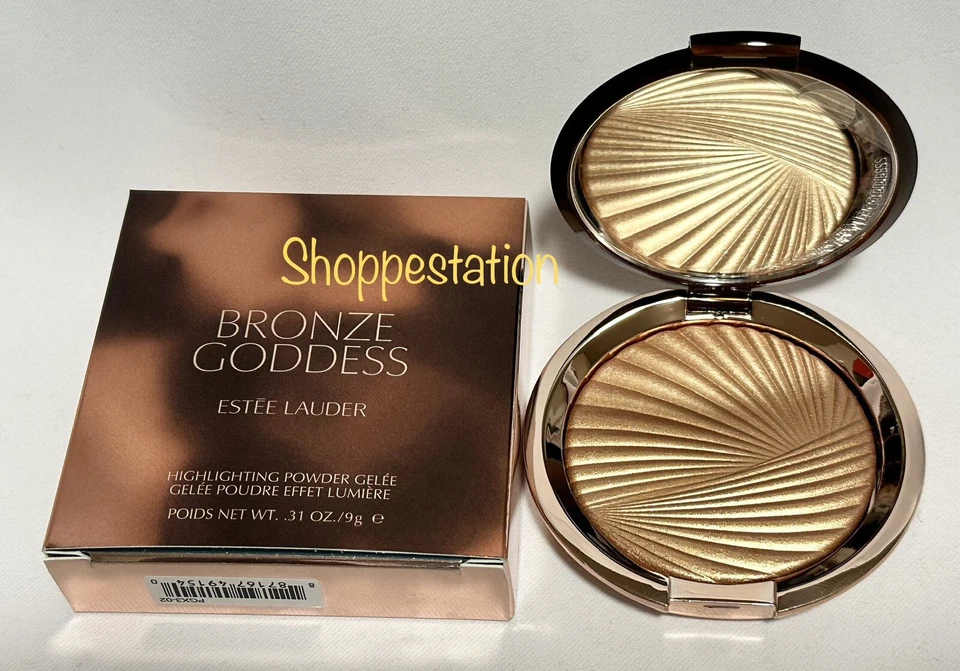 Estee Lauder Bronze Goddess Highlighting Powder Gelee 02 Solar Crush NWB