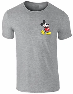 Disney Mickey Classic Kick T-shirt Vintage Walt Disney Kids Men Womem Unisex Tee - Picture 1 of 7