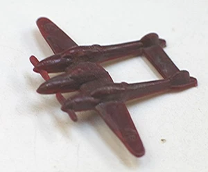 Vintage Small Plastic Toy Airplane P-38 - Lido - Picture 1 of 6