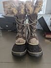 Sorel Boots Nl1540-051 Joan Of Arctic Taupe Suede Tall Winter Women's Us 9 [A81]