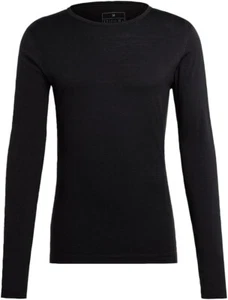 ADIDAS MENS M Terrex Xperior Merino 200 Baselayer Long Sleeve Tee Black HZ8563 - Picture 1 of 5