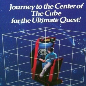 Cube Quest Arcade FLYER 1983 Simutrek Scarce Video Game Artwork Promo Sheet - Picture 1 of 12