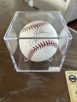 Béisbol firmado por Tim Hudson autografiado Steiner certificado de autenticidad automático Foto 1 de 4