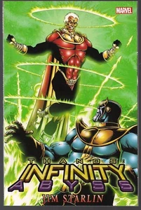APLICACIÓN THANOS INFINITY ABYSS MARVEL 2014 SOFTCVR GN TPB SPIDER-MAN JIM STARLIN NUEVO - Imagen 1 de 1