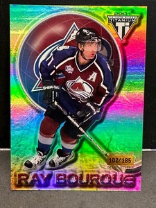 Ray Bourque 2000-01 Pacific Private Stock Titanium Premiere Date #19 #d /185 HOF