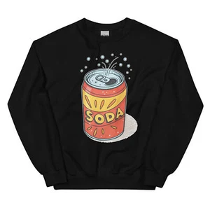 Soda Drink Delicious Beverage Crewneck Sweatshirt - Picture 1 of 13