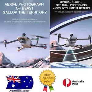 K11 TURBO GPS 10KM 5G Repeater Digital FPV 8K HD Camera 3-Axis EIS Gimbal Toucha - Picture 1 of 19