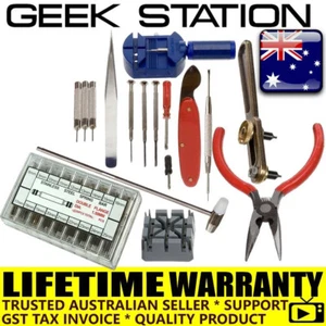 380pc Watchmaker Watch Repair Tool Kit Set Back Case Opener Remover Pin Spring - Picture 1 of 3