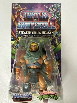 Turtles of Grayskull Stealth Ninja He-man TMNT MOTU SIN USAR, EN CAJA Nuevo sin perforar Foto 1 de 2