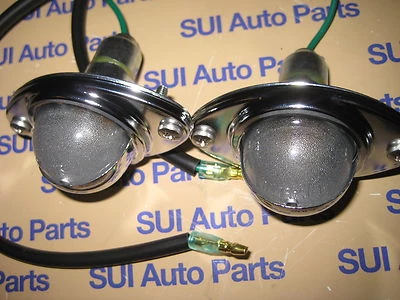 Toyota Land Cruiser Rear license Plate Lamp Lights Assembly FJ40 FJ45 1975-1980 - Image 1 of 4