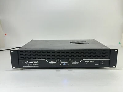 Pyle Pro PQA2100 ~ Rackmount Stereo Power Amplifier ~ 230W/Channel @ 8 Ohms - Image 1 of 4