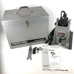 Porter Cable 550 Pocket Cutter With Metal Case, Wrenches & Manual Made in USA - Picture 1 of 13