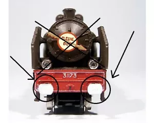 RIVAROSSI 113717 PAIR REPELLENTS NEW LOCOMOTIVES CIWL 9181-9182-9183 N 1/160 - Picture 1 of 8