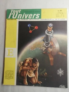 N36 All Universe Hachette N 41 August 1963 Man Primitive, Molecule Water, Atom - Picture 1 of 3