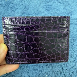 GENUINE LEATHER SKIN CREDIT CARD HOLDER/ WALLET CARD HOLDER FOR MEN - Picture 1 of 14
