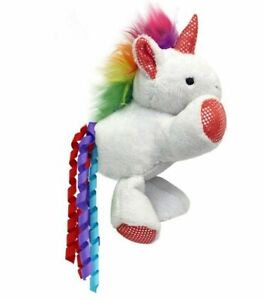 Mulitpet 3 Inch Catnip Unicorn Cat Toy with rainbow Magical -- Colors Vary NEW
