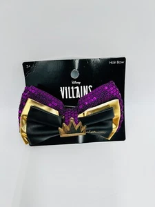Disney Villains Evil Queen Snow White Hair Bow Halloween Costume Cosplay New - Picture 1 of 3
