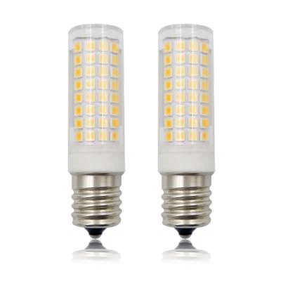2pcs E17 Base C9 Microwave LED bulb 102-2835 Ceramics Light 110V 7W Warm White H - Image 1 of 4