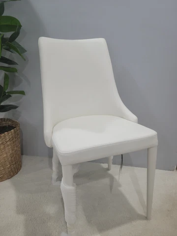 pair leather Side Chairs Cover