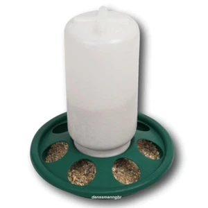 Kücken Futterautomat Futterspender 1 kg ein Stück grün - Bild 1 von 2