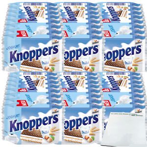Knoppers Joghurt Waffelschnitte mit gehackten Haselnüssen 6x 8x25g Packung usy