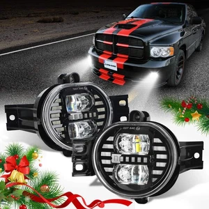 LED Nebelscheinwerfer mit weißem DRL kompatibel mit Dodge Ram 1500 Ram 2500 3500 Du... - Bild 1 von 6