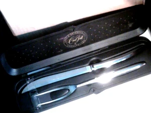 Vintage Chas D Briddell Carvel Hall Edelstahl Tranchierset Messer & Gabel Neu im Karton - Bild 1 von 8
