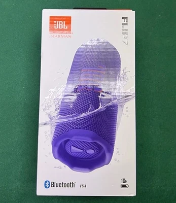 JBL Flip 7 Portable Waterproof Wireless Bluetooth Speaker, Purple *NEW - Image 1 of 3