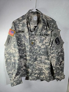 US Army Camo Jacket Mens Size Medium / Short Camoflauge U.S. Army with Patches - Picture 1 of 12