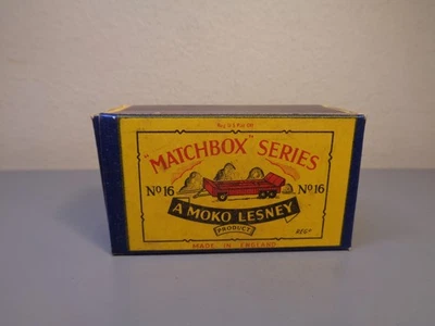 MATCHBOX MOKO LESNEY No 16A VINTAGE ORIGINAL BOX FOR ATLANTIC TRAILER NMINT - Image 1 of 4