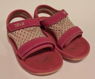 Teva Psyclone XLT Mesh Double Strap Pink Sandals Shoes Toddler Size 9 - Image 1 of 4