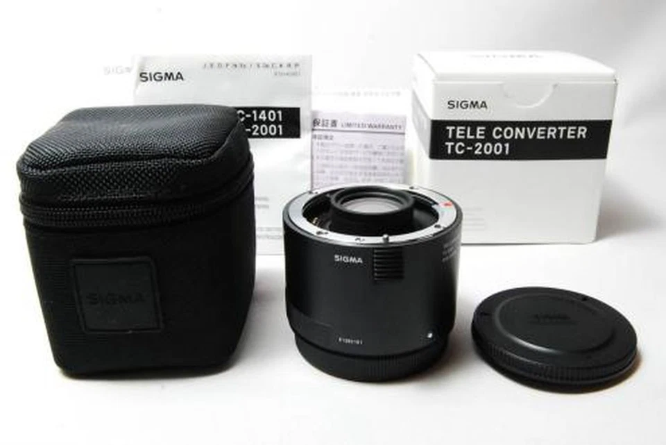SIGMA Tele-converter TC-2001 for Canon 870546 Free Ship w/Tracking# New Japan - Image 1 of 3