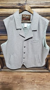 Walls Authentic Ranch Wear Vest Mens XX-Large Regular Beige Wool Blend Western - Picture 1 of 2