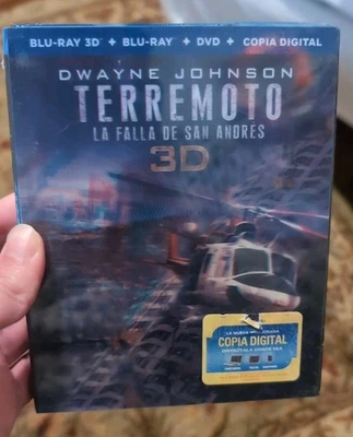 Terremoto/San Andreas 3D Blu-ray 2015 [Mexican Version] Dwayne Johnson - Image 1 of 2