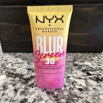 NYX Blurscreen SPF 30 Blurring Makeup Primer 1.01 oz Exp 12/2025 NEW - Image 1 of 2