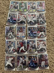 2025 Bowman Chrome Rookie Mojo Mega Box 20 Card Lot, Norby, Jung, Mayo, Lee - Picture 1 of 3