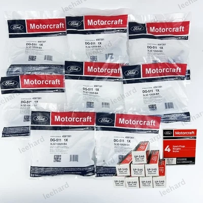 8× DG511 Ignition Coils & Spark Plugs SP546 Motorcraft For F150 F-250 5.4L 6.8L Foto 1 de 4