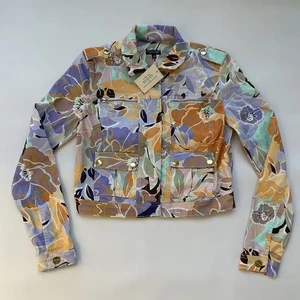 Chaqueta corta floral para mujer Marciano By Guess talla S - Imagen 1 de 12