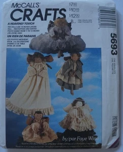 McCalls 5693 A Heavenly Touch Angel Puppe & Kleidung Schnittmuster - Bild 1 von 2