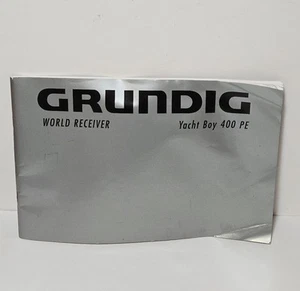 Grundig World Receiver Yacht Boy 400 PE Instructions Manual Book Original - Bild 1 von 5