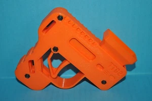 3D Printed Tic Tac Gun Toy | TTG2 | Orange 1296 - Picture 1 of 3